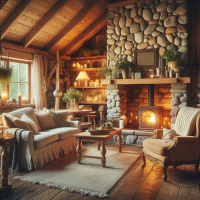 Cozy Farmhouse Living Room