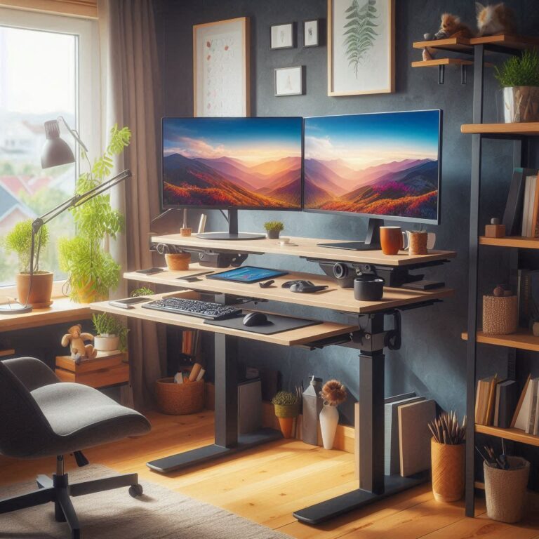 Corner Adjustable Standing Desks