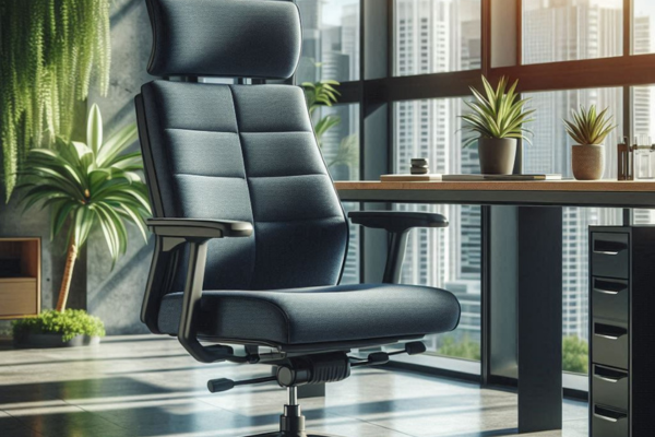 Office Chair with Lumbar Support