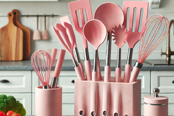 Pink Kitchen Utensils