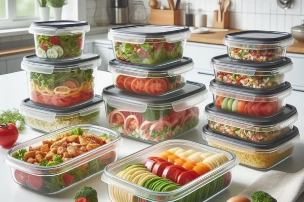 Bulk ovenable food containers