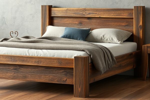 Rustic Wood Bed Frames